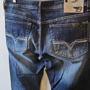 Buffalo David Bitton Travis 34x34 Dark Wash Easy Fit Straight Leg Jeans